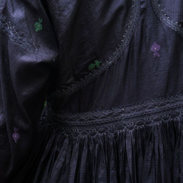 【Maku Textile】GIRA洋裝 手織,手紡紗,洋裝,蠶絲,植物染,草木染