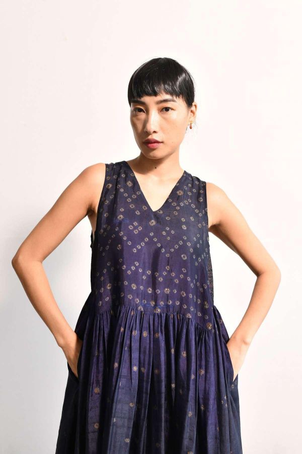【Maku Textile】VERONICA洋裝 手織,手紡紗,洋裝,絲,蠶絲,植物染,草木染