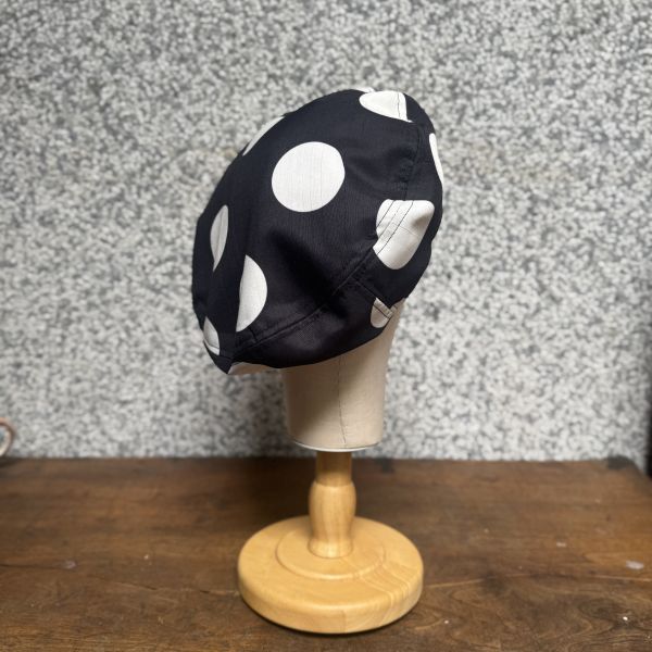 【Studio Phronesis】貝蕾帽＿黑白點 