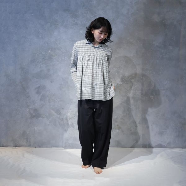 【Maku Textile】SUSAN_651 手織,手紡紗,洋裝,蠶絲,植物染,草木染