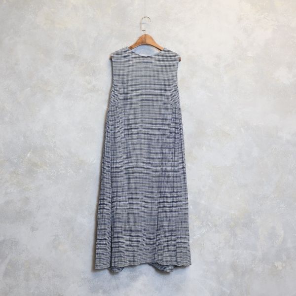 【Maku Textile】ALICE_652 手織,手紡紗,洋裝,蠶絲,植物染,草木染