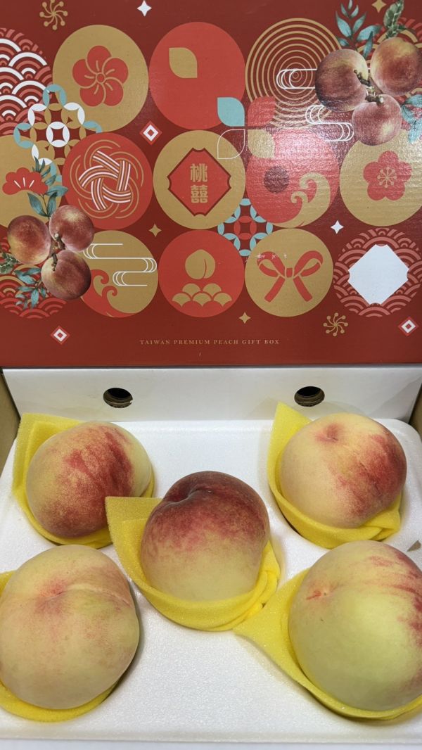 399元梨山上海蜜水蜜桃-盒裝大5顆裝 