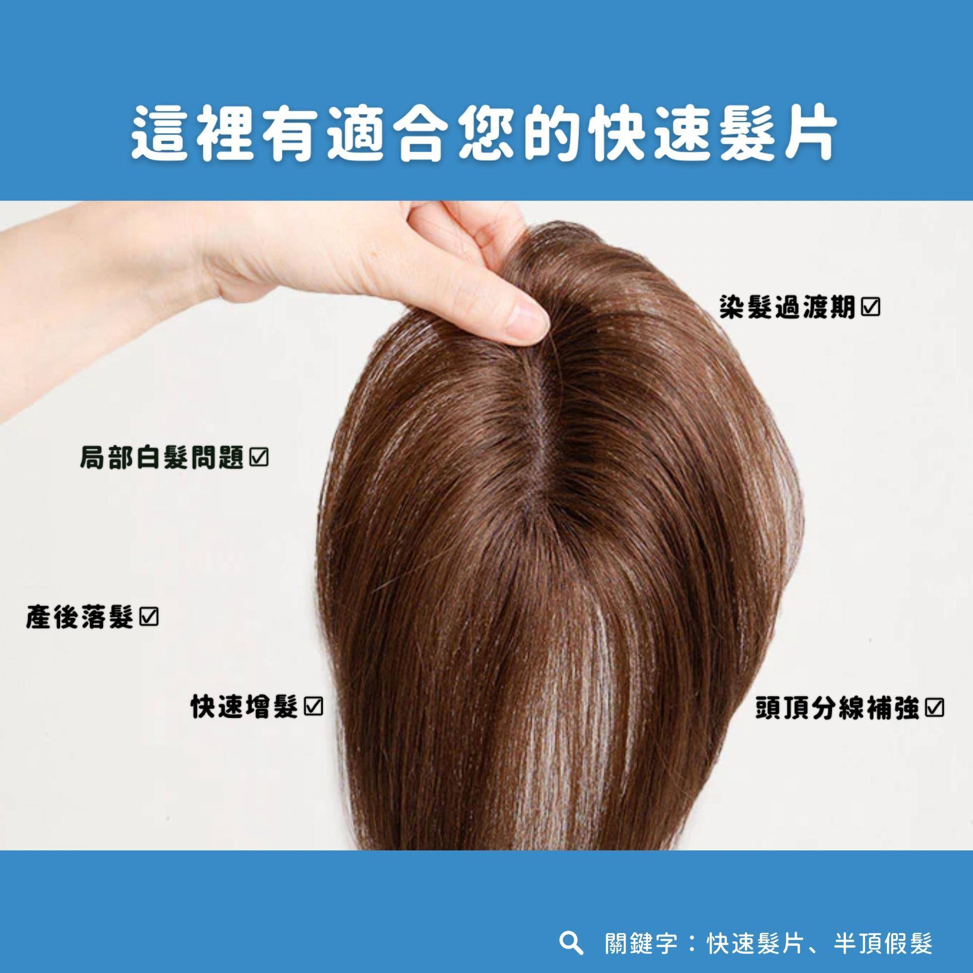 日系補髮遮白髮片 - 完美日貨商行