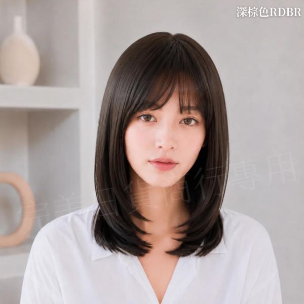 24小時假髮｜長髮款式｜抗菌內裡化療適用 ｜透氣防滑 柔軟親膚 ｜L04 長髮假髮,日系長髮,輕盈長髮假髮,可水洗長髮,化療用長髮假髮,女性長髮假髮,抗菌假髮,化療假髮,化療帽,醫療假髮