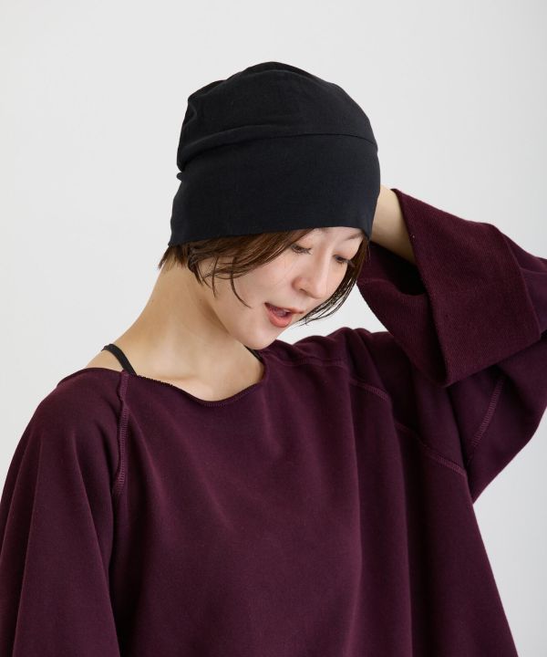 日本製｜4向立體針織帽 (抗癌化療/銀髮照護/男女通用)｜100% 頂級有機棉 有機棉帽子, 化療防護帽, 癌症化療帽, 室內保暖帽, 銀髮照護帽, 日本製造有機棉, 抗菌消臭帽, SIGN 有機棉, 抗UV帽子, 男女通用防護帽