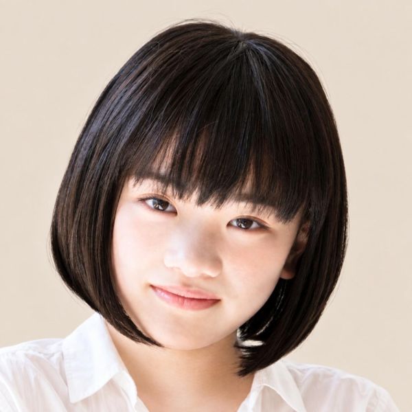 Fit 小頭圍醫療帽型假髮｜S尺寸52～56cm｜自然直髮鮑伯・無金屬・穩定貼合｜P10 小頭圍假髮、小頭圍醫療假髮、化療假髮、醫療用假髮、帽型假髮、兒童醫療假髮