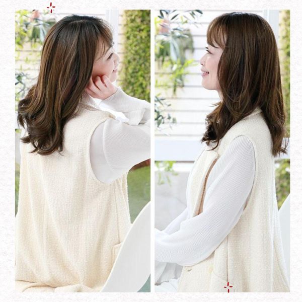 大範圍遮白髮片｜瀏海手工+I型人工頭皮 ｜髮質自然超逼真 日本進口 染髮,遮白髮,補髮量,假髮,頭頂補髮片