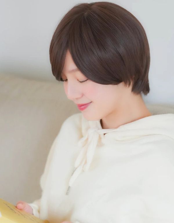 日系人氣短髮造型｜抗菌內裡化療適用 ｜透氣防滑 柔軟親膚 假髮,遮白髮,化療假髮.醫療假髮,髮片,半頂假髮,五分假髮