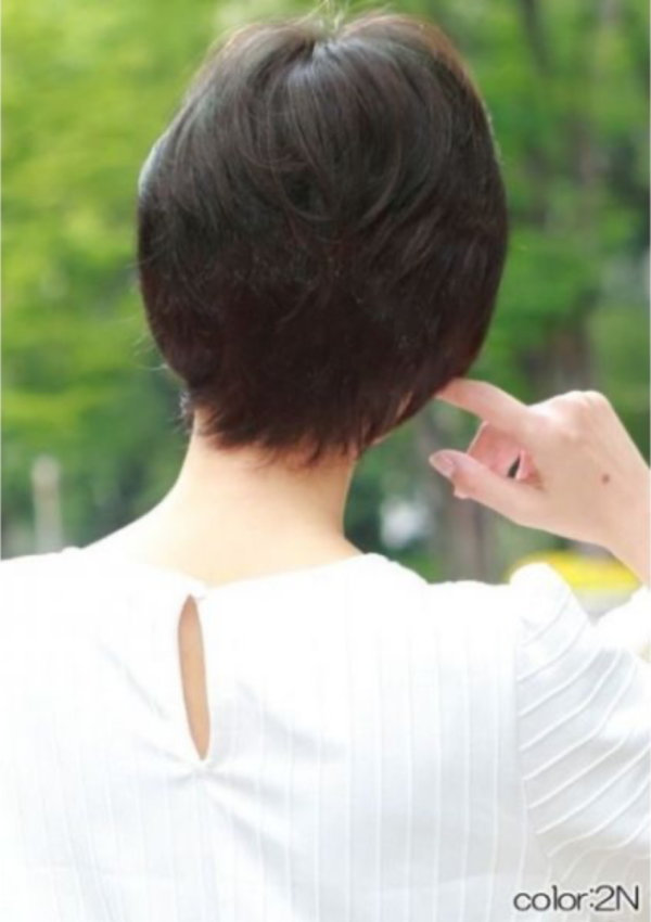 短髮用補髮遮白髮片｜新型記憶絲+圓形型人工頭皮 ｜髮質自然超逼真 日本進口 染髮,遮白髮,補髮,頭頂補髮片,遮白髮片,日本遮白髮,抗菌假髮片,防臭髮片,大面積遮白髮,可調整假髮片,不拉扯髮扣,舒適髮片,白髮遮蓋神器,固定扣髮片