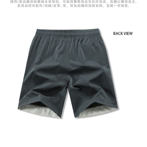 加大尺碼(M~8XL) 口袋拉鍊設計 假兩件造型 薄款褲 男生短褲 涼爽 休閒短褲 短褲,薄短褲,冰絲,速乾短褲,男生短褲,休閒褲,休閒短褲,叫阿潮