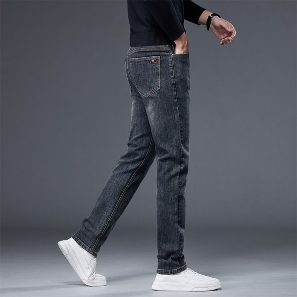 丹寧 水洗黑 彈力修身直筒 休閒褲 牛仔長褲 休閒長褲,休閒褲,男生褲子,牛仔褲,叫阿潮