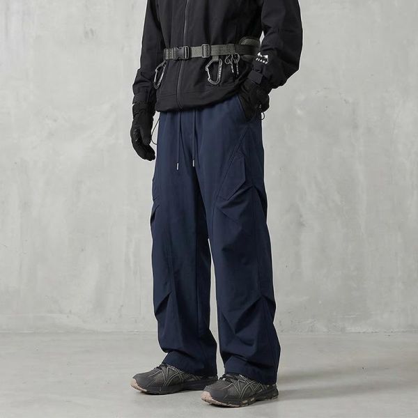 戶外機能工裝寬褲 立體剪裁直筒長褲 寬褲,機能長褲,防潑水長褲,工作褲,長褲,叫阿潮