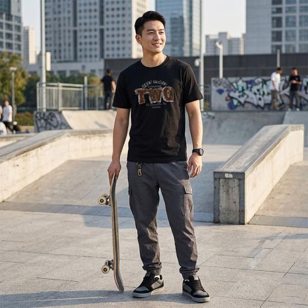 加大尺碼(S~6XL) 韓系純棉短袖T恤 美式印花百搭舒適情侶t恤 短袖t恤,情侶t恤,大尺碼t恤,純棉t,印花T恤,韓系上衣,叫阿潮