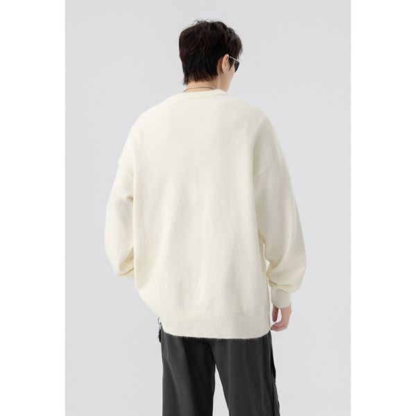 亨利領針織衫 日系穿搭 微寬鬆 大尺碼 毛衣 亨利領,毛衣,針織衫,男生毛衣,秋冬上衣,叫阿潮