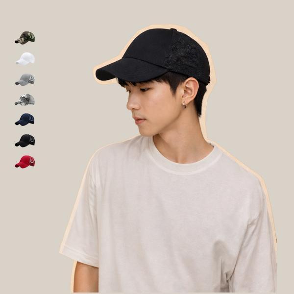 日韓風格 迷彩棒球透氣網帽 帽子,棒球帽,網帽,迷彩帽,棒球網帽,叫阿潮