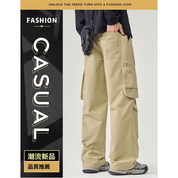 美式工裝 側邊口袋 寬鬆個性 休閒長褲 美式工裝,工裝褲,工作褲,休閒長褲,長褲,男生長褲,叫阿潮