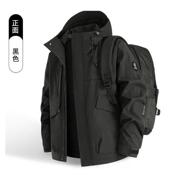 情侶款 防潑水 防風 軍風大口袋設計 戶外穿 風衣 連帽外套 外套,情侶外套,防潑水,風衣,衝鋒,叫阿潮,連帽外套,男生外套,女生外套