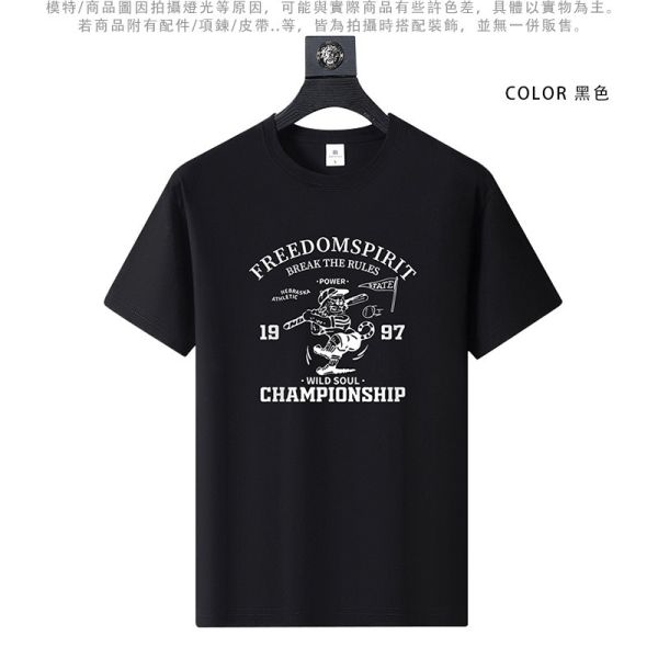 圓領 加大尺碼(S~6XL) 情侶t恤 純棉 復古棒球 短袖t恤 T恤,短袖T恤,情侶T恤,純棉T恤,棉T,男生短袖,短T,叫阿潮