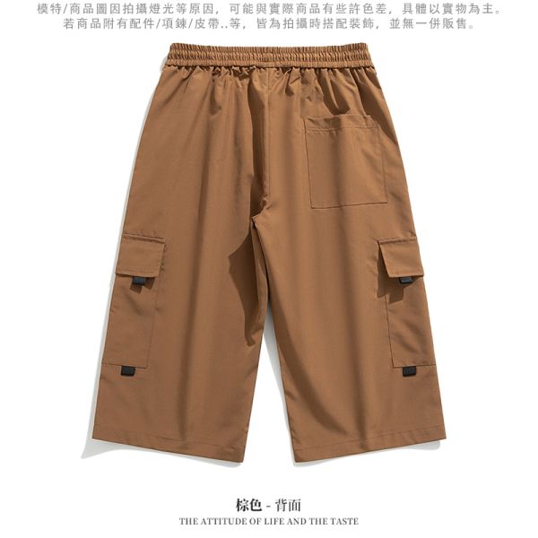 加大尺碼【M~8XL】七分褲 仿工作褲 個性大口袋 休閒短褲 短褲,休閒褲,七分褲,男生褲子,休閒短褲,工作褲,大尺碼