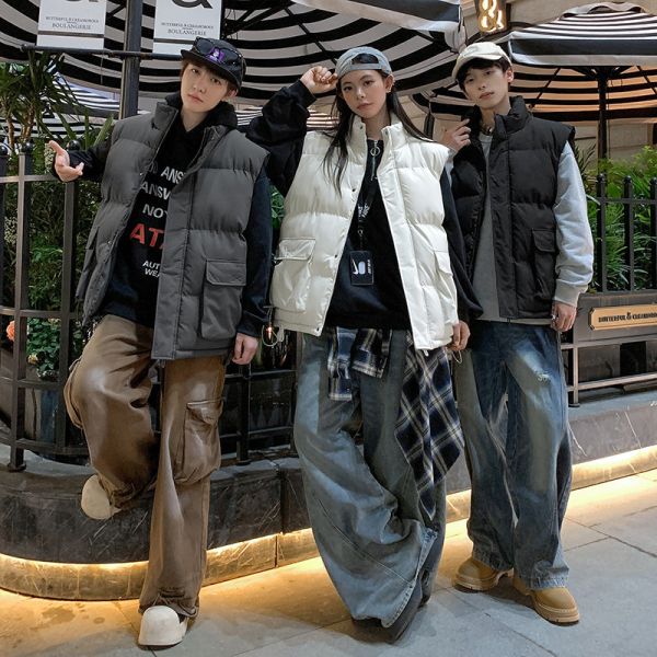 情侶背心 鋪棉保暖 潮流率性 背心外套 情侶背心,背心外套,背心,厚背心,鋪棉,保暖,叫阿潮