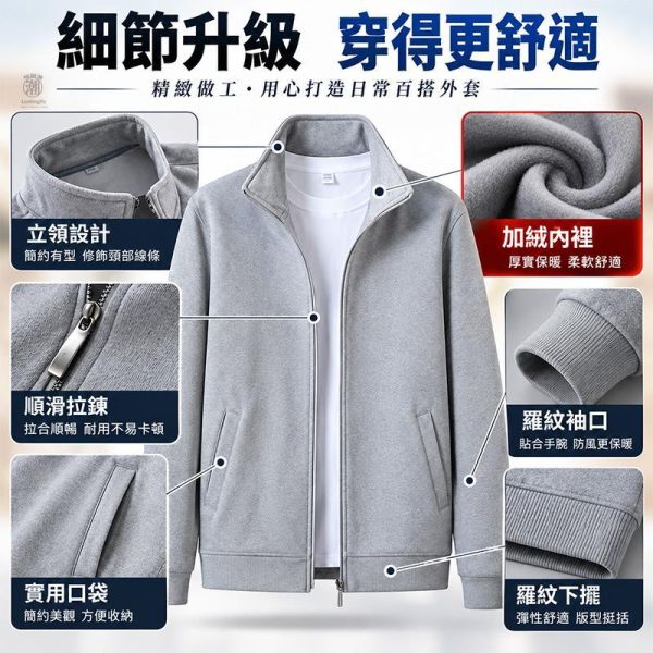 情侶簡約休閒外套 立領棉外套 情侶外套,立領棉外套,情侶棉外套,加絨外套,刷毛外套,休閒外套,男外套,女外套,叫阿潮