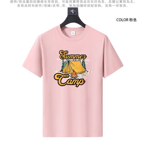圓領 加大尺碼(S~6XL) 情侶t恤 純棉 露營CAMP 短袖t恤 T恤,短袖T恤,情侶T恤,純棉T恤,棉T,男生短袖,短T,叫阿潮