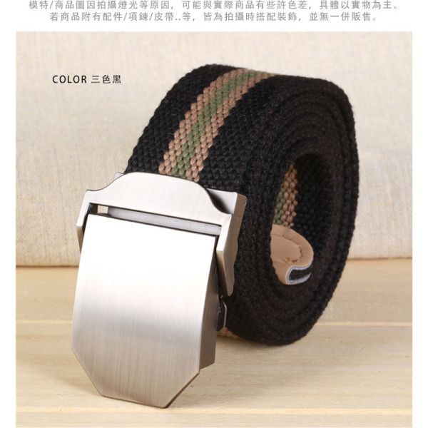金屬扣腰帶 帆布腰帶 自動扣 休閒腰帶 男生皮帶 腰帶,帆布腰帶,男生皮帶,休閒腰帶,叫阿潮