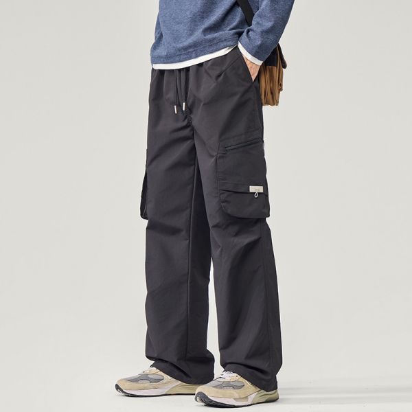 美式工裝 側邊口袋 寬鬆個性 休閒長褲 美式工裝,工裝褲,工作褲,休閒長褲,長褲,男生長褲,叫阿潮