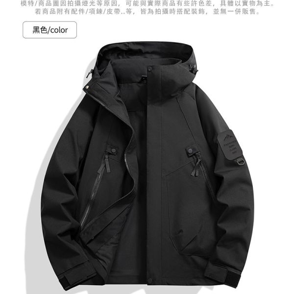 情侶外套 防風 防潑水 臂章設計 連帽外套 情侶外套,風衣,防潑水,女生外套,男生外套,衝鋒衣,衝鋒外套,防水外套,叫阿潮