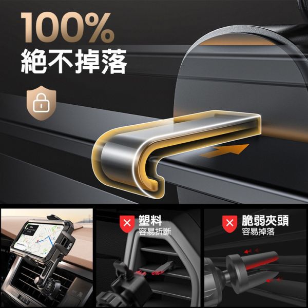 Lisen 鐵臂鉤夾萬向雙配件車載支架 手機支架,手機架,支架,車用支架,車載支架,叫阿潮