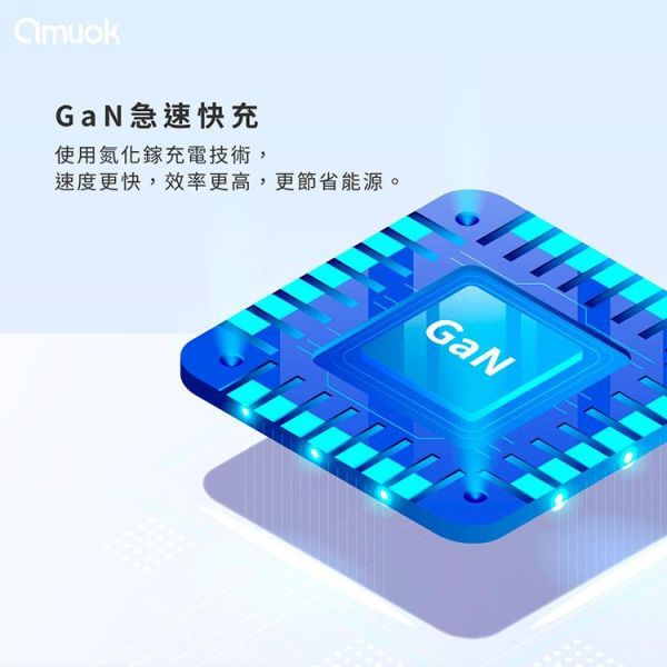 【amuok】65W GaN氮化鎵三孔快充充電器 amuok,充電器,充電頭,氮化鎵,TYPEC,快充頭,叫阿潮