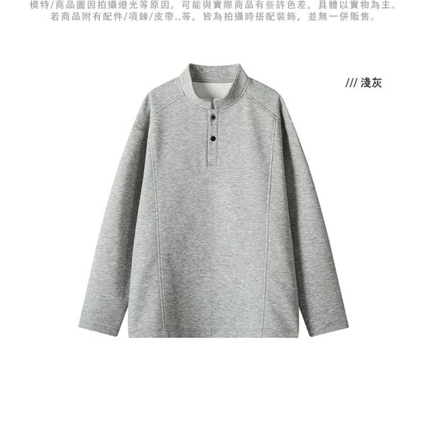 韓系 亨利領長袖上衣 百搭素色 長袖t恤 長袖t恤,亨利領,冬天上衣,韓系衣服,叫阿潮