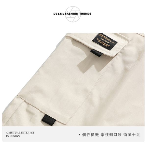 加大尺碼【M~8XL】七分褲 仿工作褲 個性大口袋 休閒短褲 短褲,休閒褲,七分褲,男生褲子,休閒短褲,工作褲,大尺碼