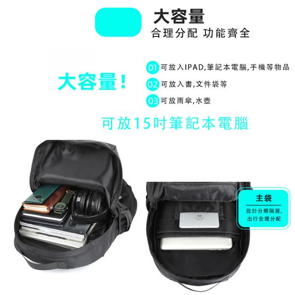 防潑水 大容量 運動休閒 多功能設計 後背包 雙肩包 後背包,電腦包,防潑水,雙肩包,郵差包,單肩包