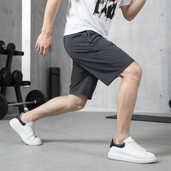 冰絲涼感 夏季運動短褲 彈力速乾休閒五分褲 運動短褲,休閒短褲,五分褲,男生短褲,涼感褲,叫阿潮