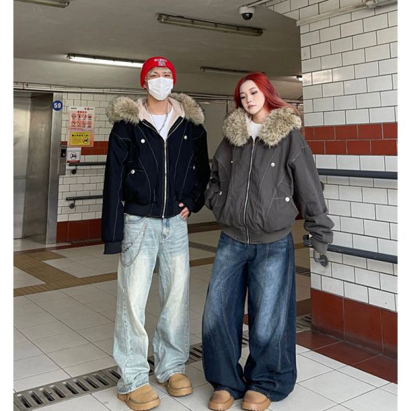 情侶外套 厚刷毛 保暖毛領 夾克 外套 情侶外套,厚外套,保暖外套,連帽外套,防風,男生外套,女生外套,夾克,叫阿潮