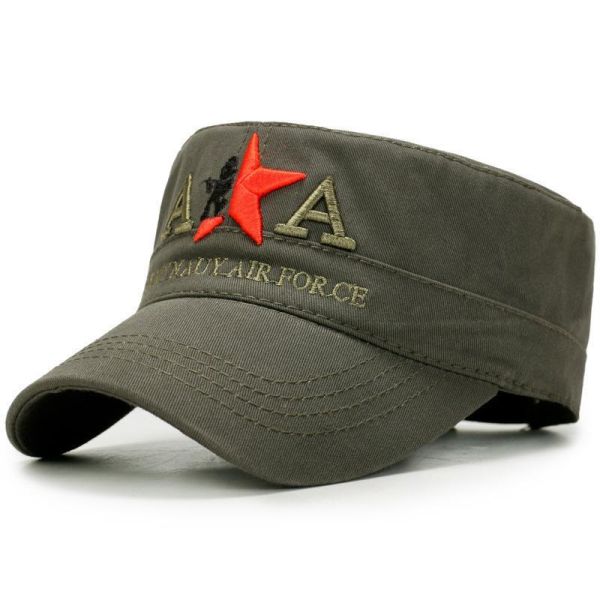 美式軍風 刺繡軍帽 帽子,軍帽,平頂帽,美式軍帽,叫阿潮,美軍帽