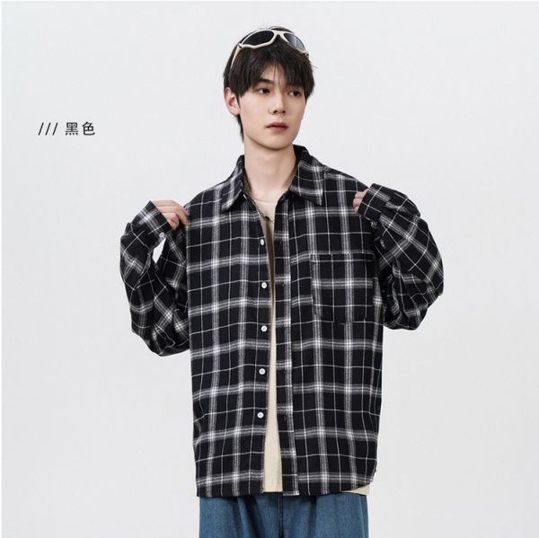 經典不敗 格紋 休閒 長袖襯衫 襯衫,長袖襯衫,格紋襯衫,格子襯衫,男生襯衫,襯衫外套,叫阿潮