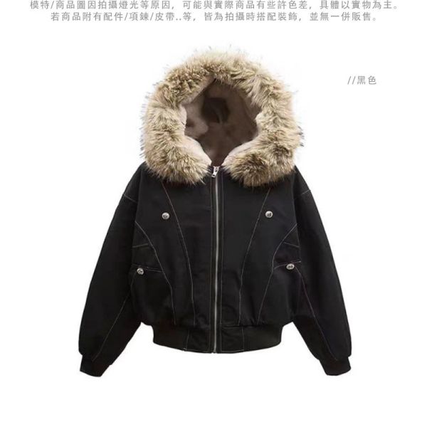 情侶外套 厚刷毛 保暖毛領 夾克 外套 情侶外套,厚外套,保暖外套,連帽外套,防風,男生外套,女生外套,夾克,叫阿潮