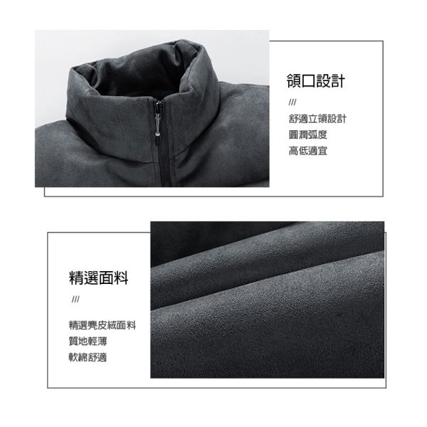 情侶款 鋪棉保暖 立領防風 麂皮絨 寬鬆個性 夾克外套 防風,防寒,鋪棉外套,外套,情侶外套,男生外套,女生外套,夾克,麂皮,叫阿潮