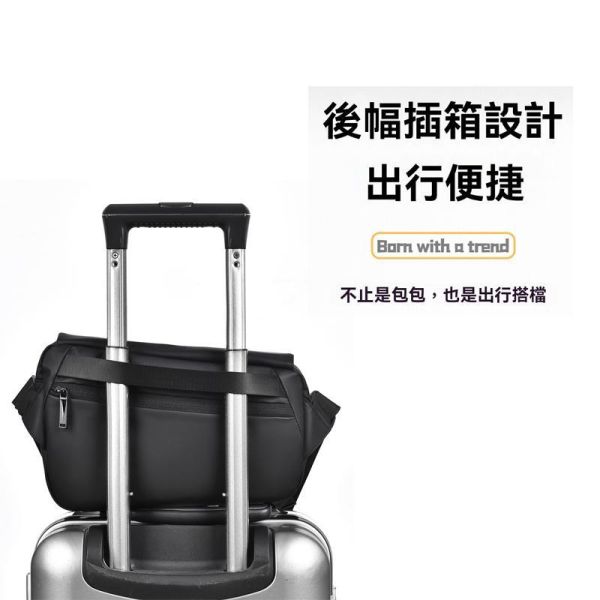 機能防波潑水耐磨 多夾層斜背包 郵差包,側背包,防潑水背包,斜背包,腰包,男生背包,叫阿潮