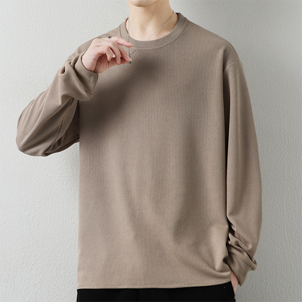 針織t恤 寬鬆舒適 休閒穿搭 長袖t恤 針織衫,針織t恤,長袖t恤,t恤,男生t恤,叫阿潮