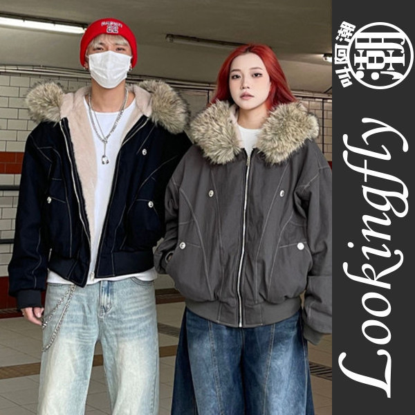 情侶外套 厚刷毛 保暖毛領 夾克 外套 情侶外套,厚外套,保暖外套,連帽外套,防風,男生外套,女生外套,夾克,叫阿潮