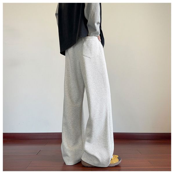 寬鬆 微喇休閒褲 顯高顯瘦 休閒長褲 休閒長褲,長褲,微喇叭褲,寬褲,男生長褲,叫阿潮