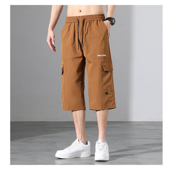 加大尺碼【M~8XL】七分褲 仿工作褲 個性大口袋 休閒短褲 短褲,休閒褲,七分褲,男生褲子,休閒短褲,工作褲,大尺碼