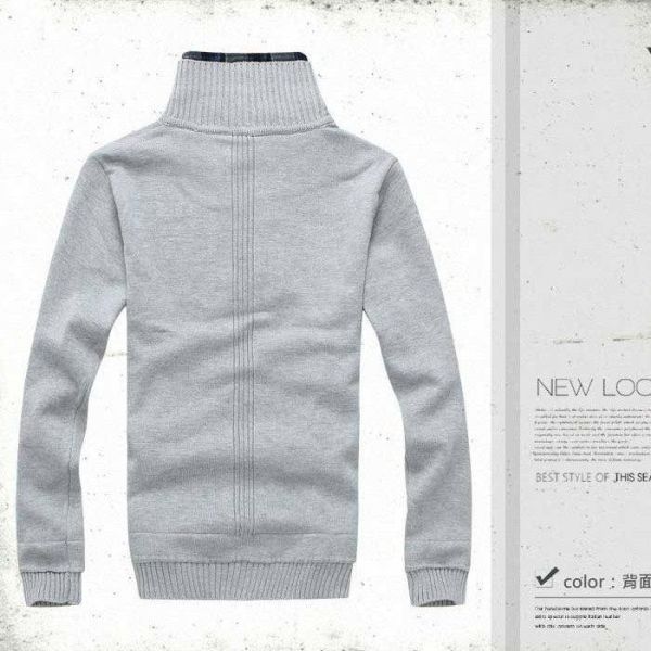 修身顯瘦 格紋翻領 假兩件 針織衫 長袖POLO衫 上衣,長袖,POLO衫,針織,毛衣,叫阿潮