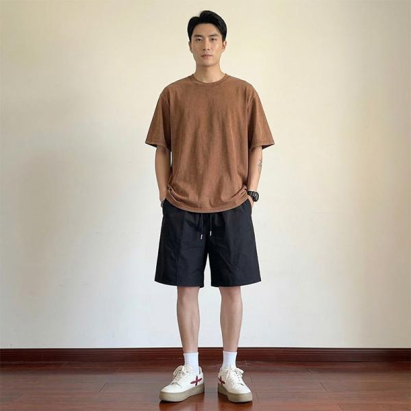 夏季輕薄速乾短褲 寬鬆五分褲 短褲,涼感褲,五分褲,寬鬆短褲,男生短褲,叫阿潮