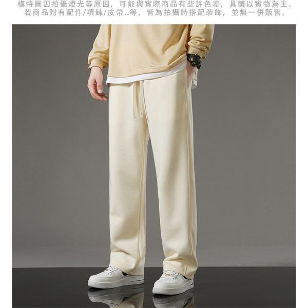 直筒寬鬆休閒長褲 男生棉褲 棉褲,男生長褲,休閒長褲,運動褲,灰色棉褲,居家褲,叫阿潮
