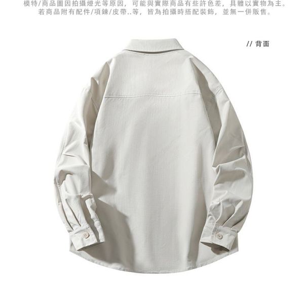 寬鬆襯衫 簡約個性 襯衫外套 長袖襯衫 襯衫,長袖襯衫,寬鬆襯衫,男生襯衫,素色襯衫,襯衫外套,叫阿潮
