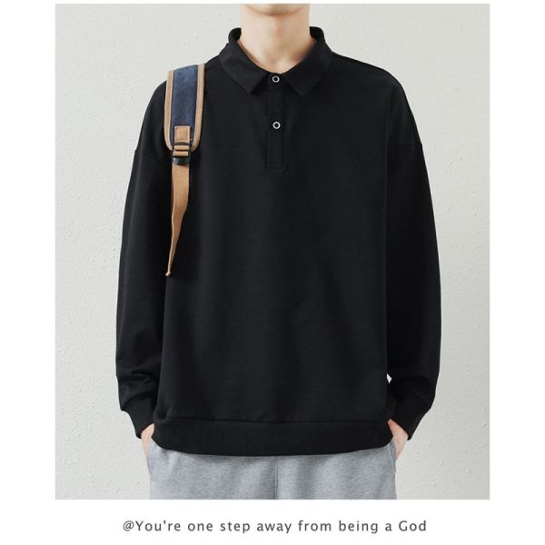 日常穿搭 休閒有型 素色 polo衫 長袖POLO POLO,Polo衫,長袖polo,素色polo,叫阿潮